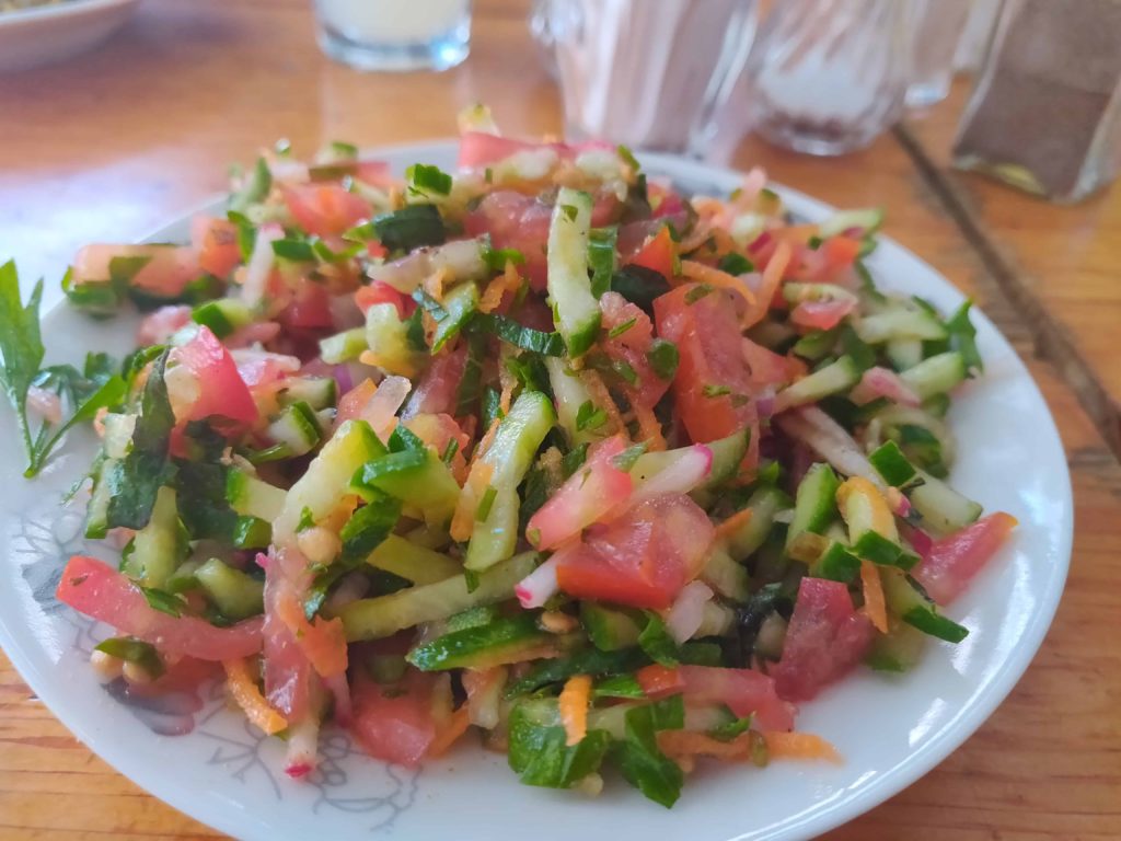 Cut Salad Levinsky Market Tel Aviv