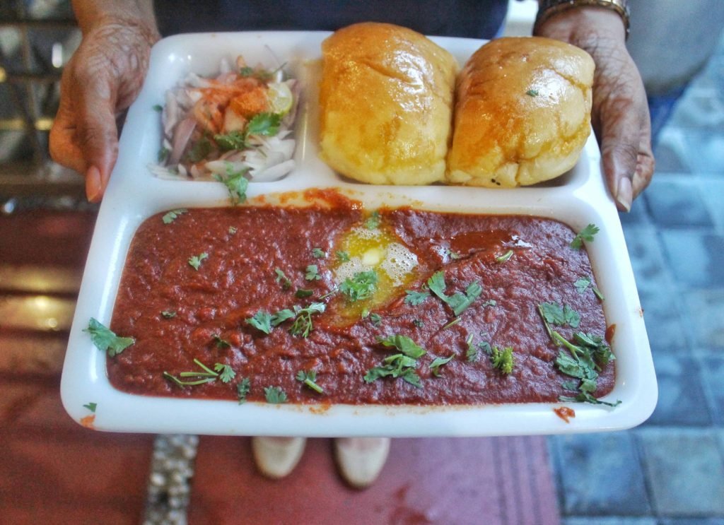 Pav Bhaji At Achija Ghatkopar Khau Galli