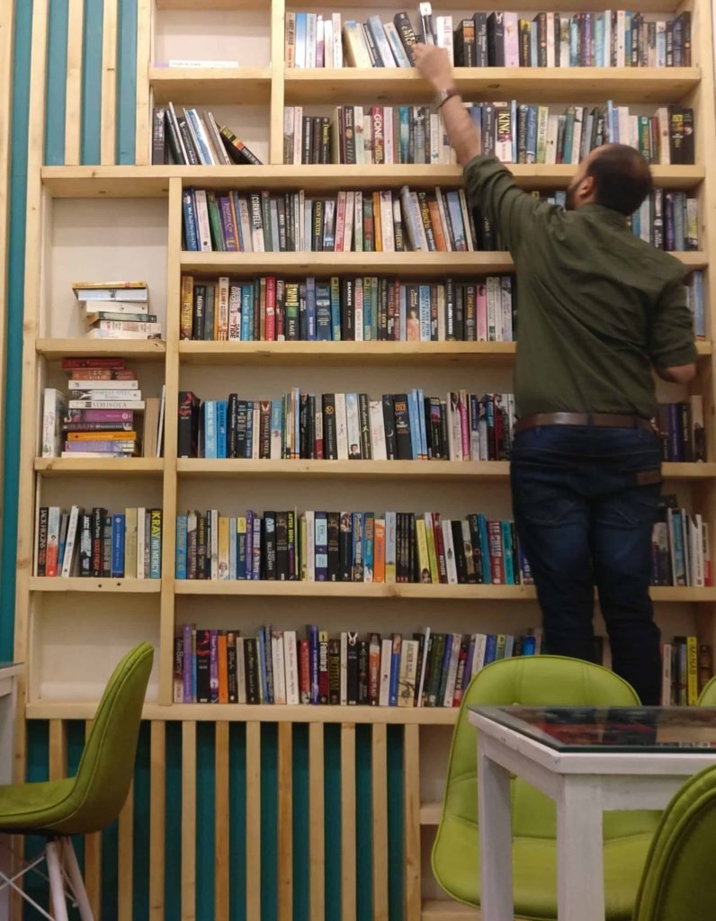 The Nerdy Indian Cafe Iconic Book Rack 1