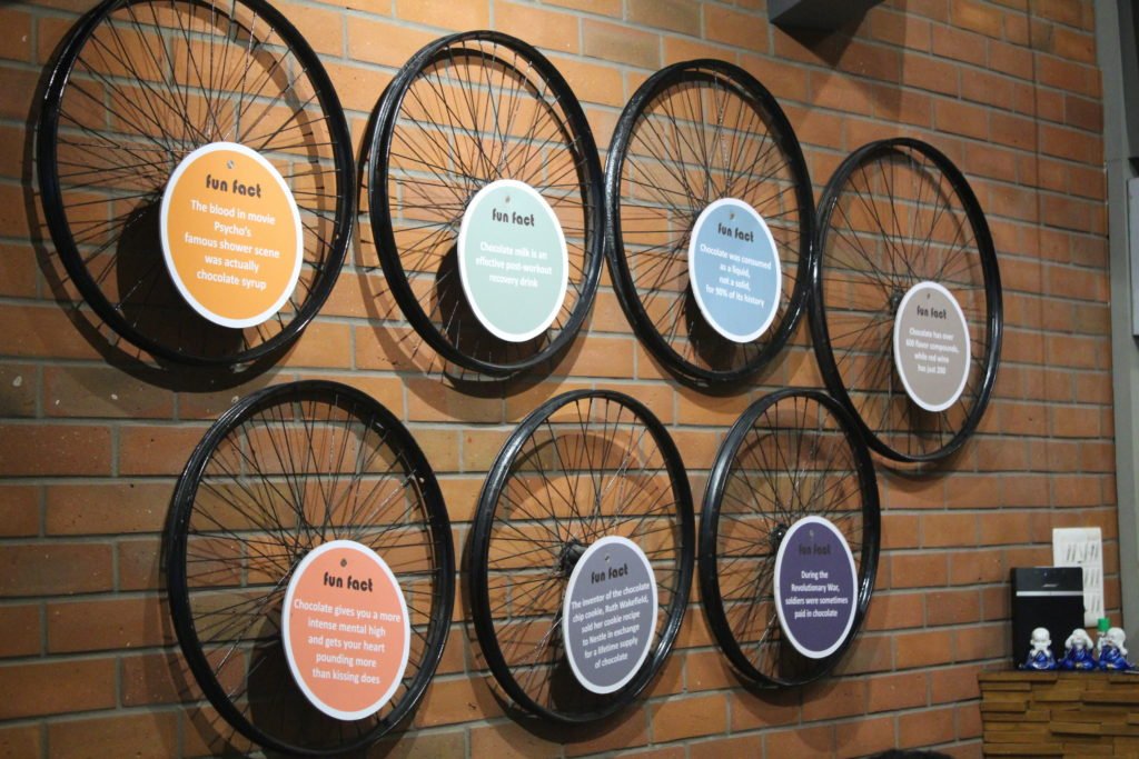 The Chocolate Room Ambiance Hanging Tires