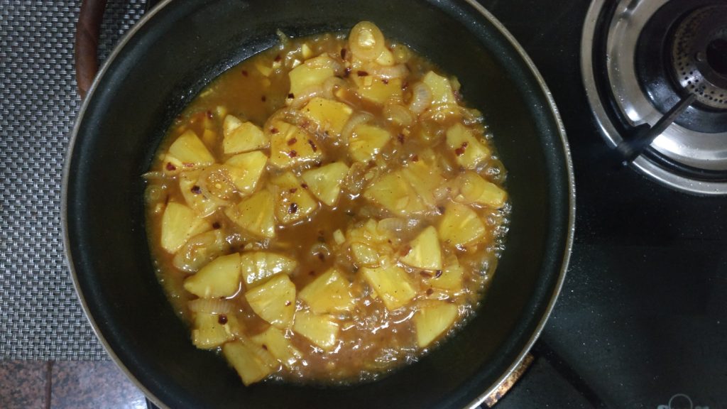 Honey Chilli Pineapple Cooking Instructions 4