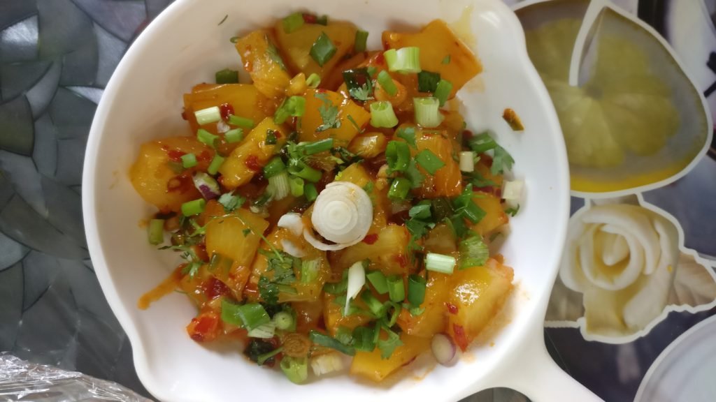 Honey Chilli Pineapple Recipe