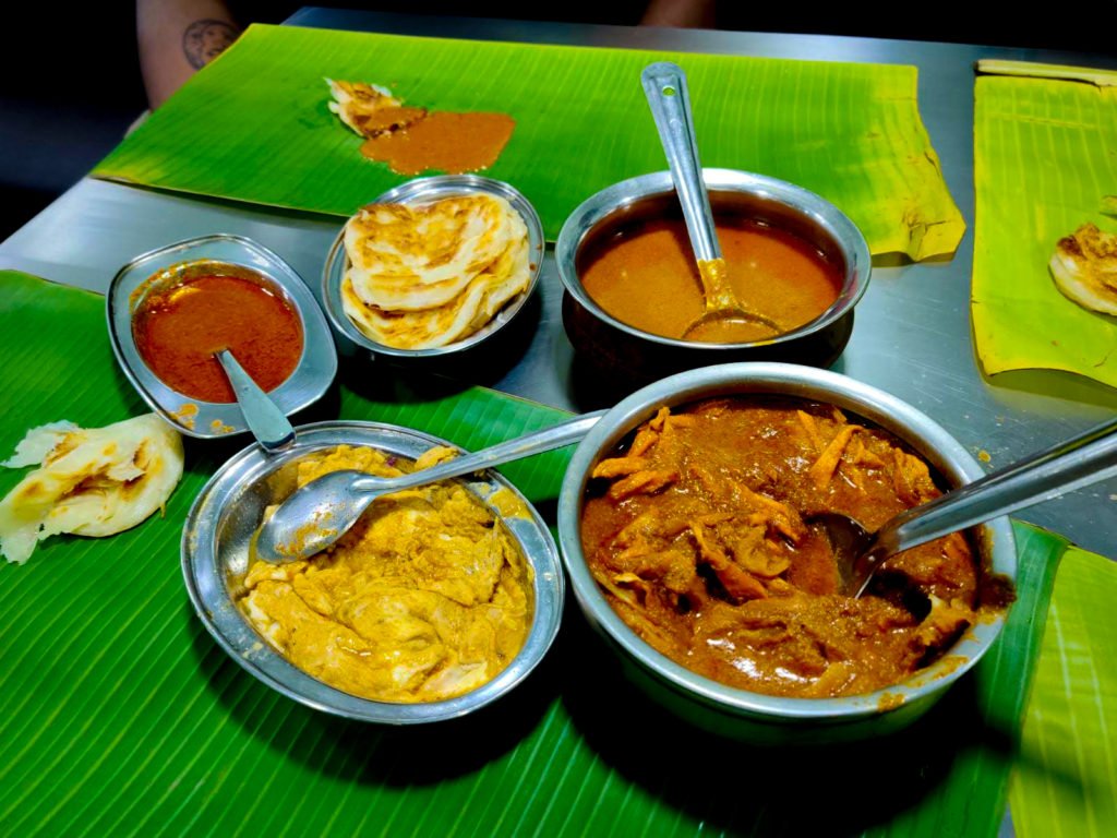 Courtallam Border Rahmath Kadai Food Over Banana Leaf