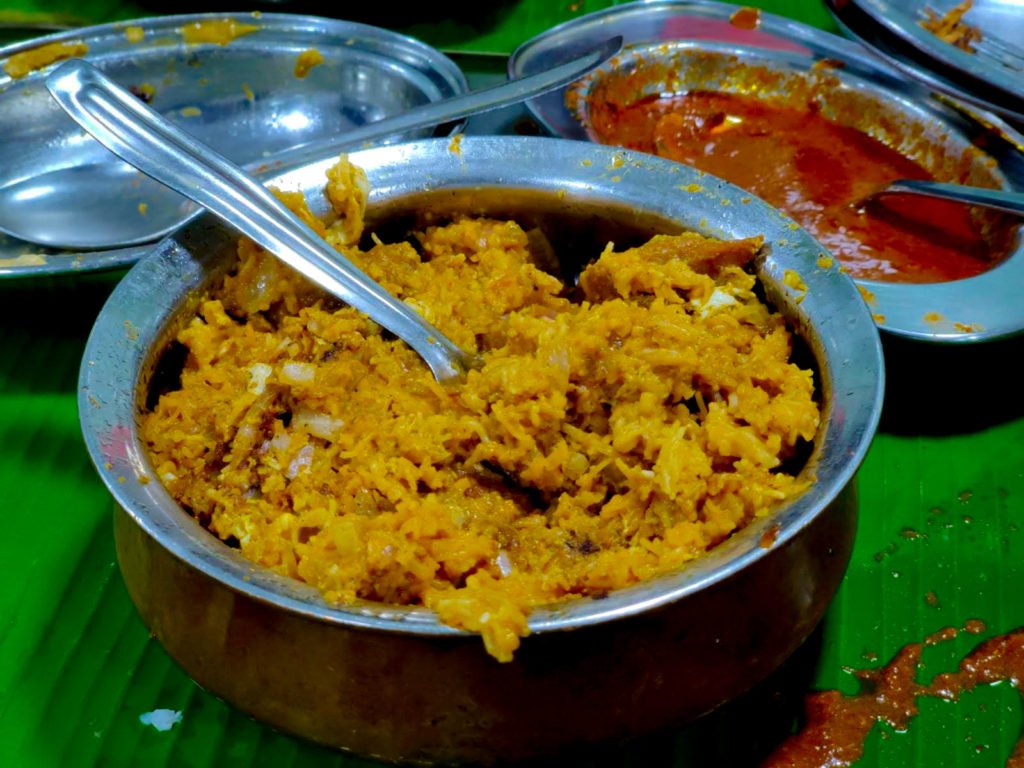 Mutton Kothu Idiyappam Courtallam Border Rahmath Kadai