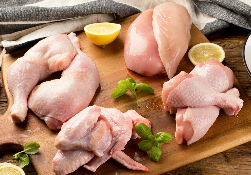 Raw Uncooked Chicken Meat